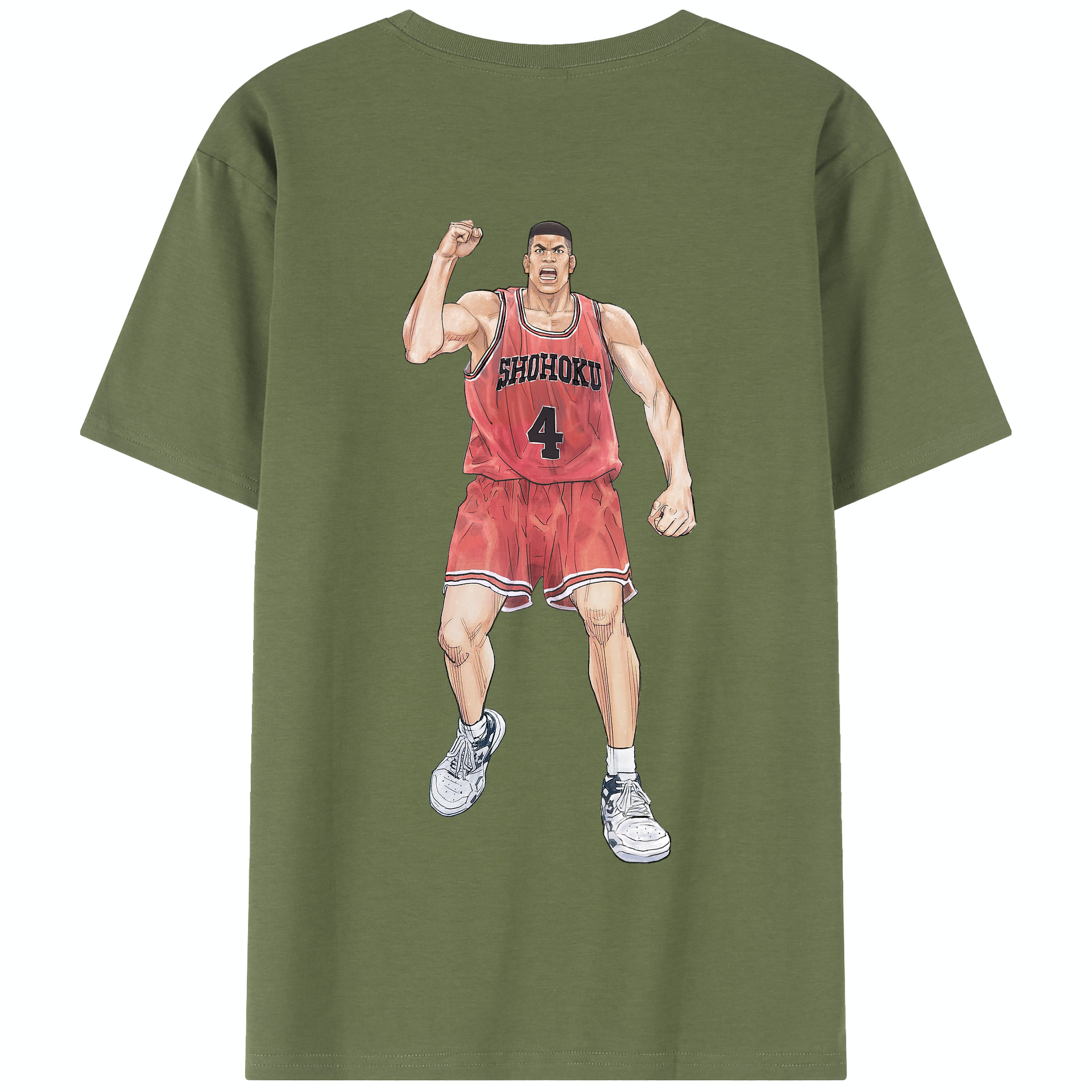 SLAM DUNK／スラムダンク 綿100％半袖Tシャツ（背面プリント）